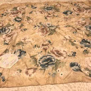 Handmade Yuzen dying silk scarf